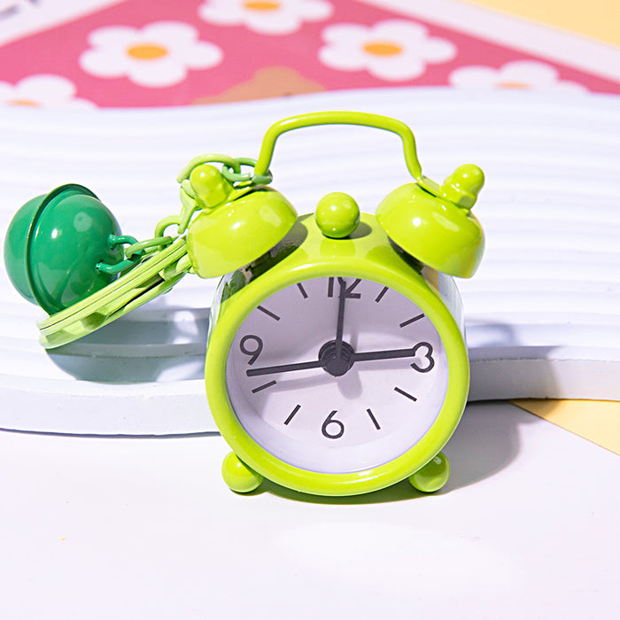 Wholesale Creative Function Mini Alarm Clock Keychain Exquisite Car Pendant