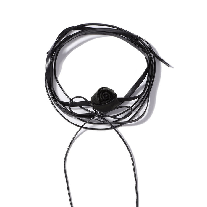 Wholesale Strap Multi-layer Camellia Long Women's All-match Necklace