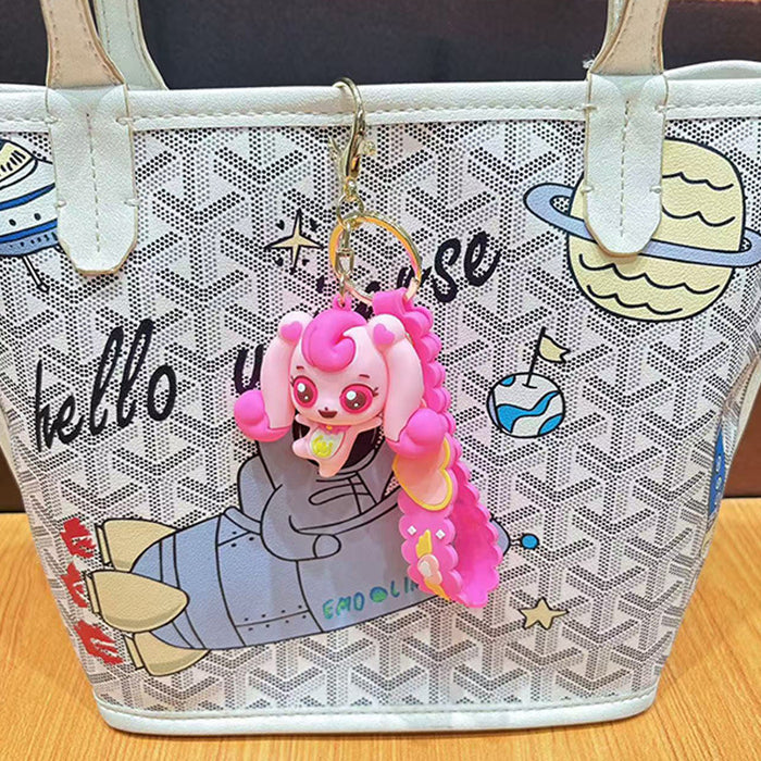 Wholesale Cartoon Cute Keychain Pendant Wholesale Epoxy Doll Car Small Ornament Jewelry Doll Accessories Couple