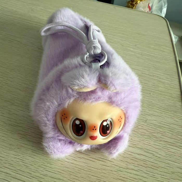 Wholesale Vinyl Pencil Case Creative Toys Plush Lanyard Pencil Case Student Doll Doll Gift