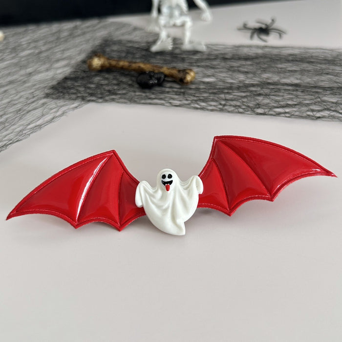 Wholesale New Halloween Headdress Dark Series Funny Pumpkin Single Eye Devil Bat Wings Side Hairpin Hairpin