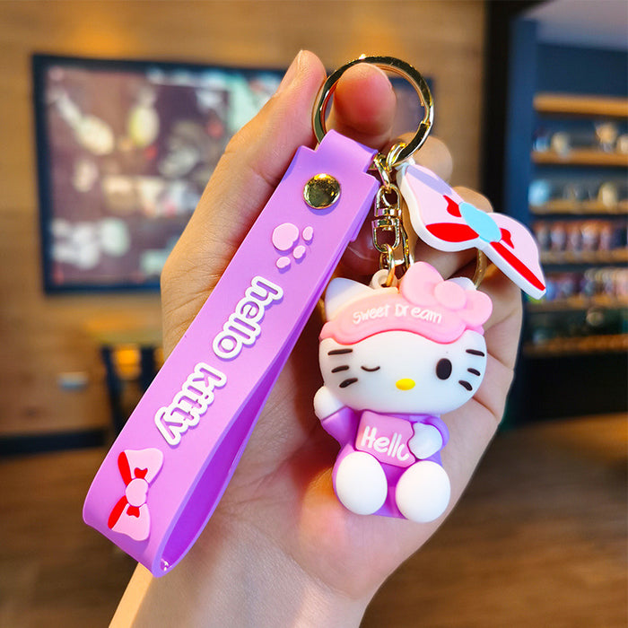 Wholesale Cartoon Doll Silicone Keychain JDC-KC-Tingm238