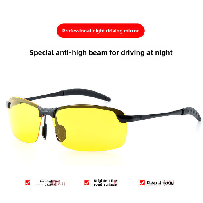 Wholesale Polarized sunglasses for men, suitable for day and night driving, fishing, and night vision
