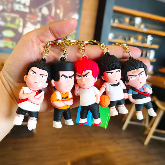 Wholesale Cartoon Doll Rubber Keychain JDC-KC-Tingm170