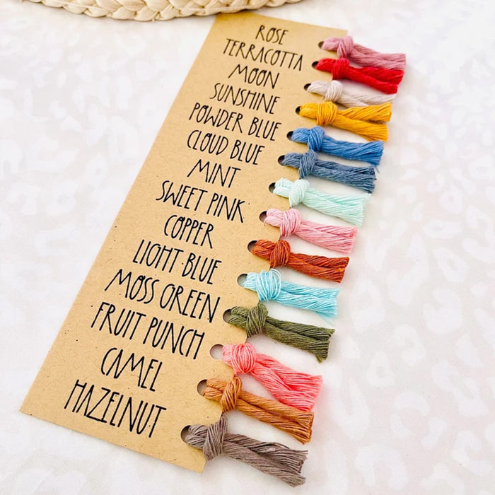 Wholesale Hand-woven bag pendant cotton rope tassel keychain Bohemian retro pendant key ring