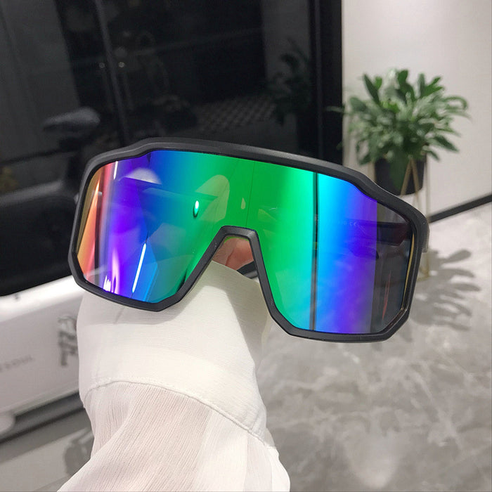 Wholesale Retro oversized frame outdoor cycling windproof sports sunglasses, hiking and eye protection sunglasses