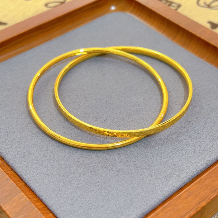 Wholesale Versatile Double Ring Bracelet Double Ring Bracelet Imitation Gold Bracelet