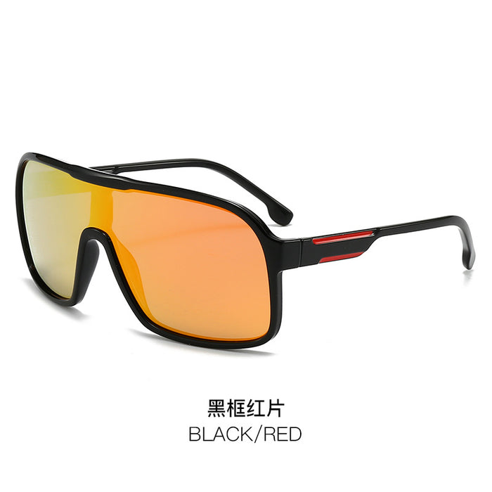 Wholesale New Polarized Large Frame Integrated Sunglasses Fashion Cycling Sports Mirrors Outdoor Sunshade Mirrors