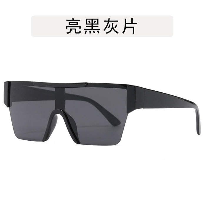 Wholesale Fashion cycling sunglasses, outdoor windproof large frame glasses, street photography, high-end sun shading sunglasses