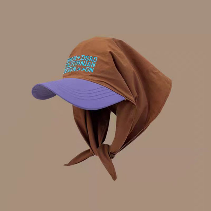 Wholesale New quick drying headscarf for sun protection, duck tongue hat for outdoor neck protection, niche camping hat