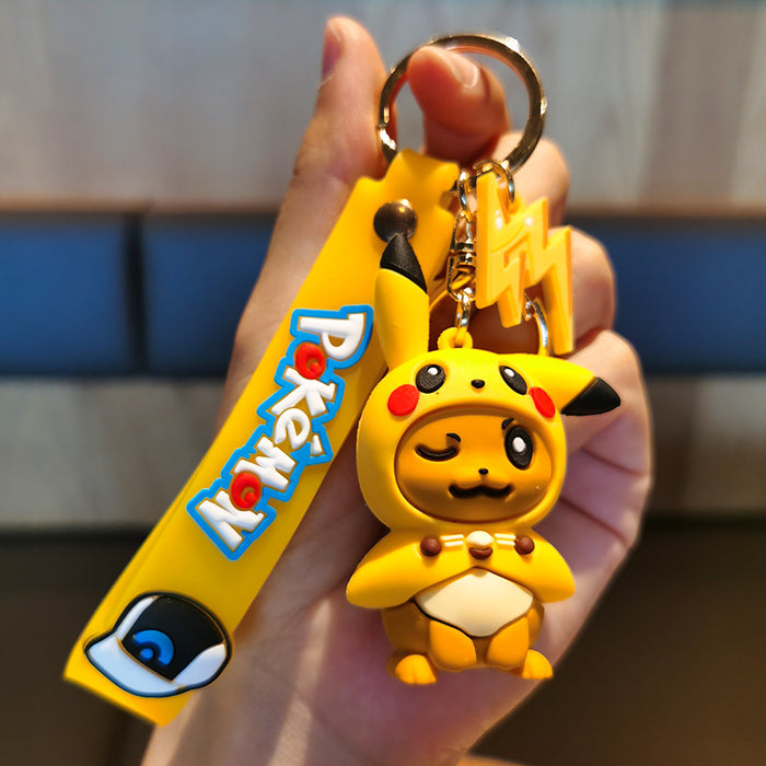 Wholesale Cartoon Doll Silicone Keychain JDC-KC-Tingm239