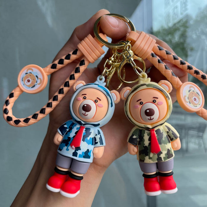 Wholesale Fashion Keychain Car Keychain Cartoon Doll Student Backpack Pendant Creative