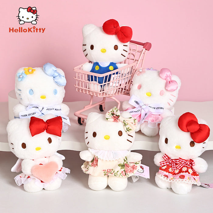 Wholesale Cute cat cartoon keychain pendant  doll schoolbag ornaments