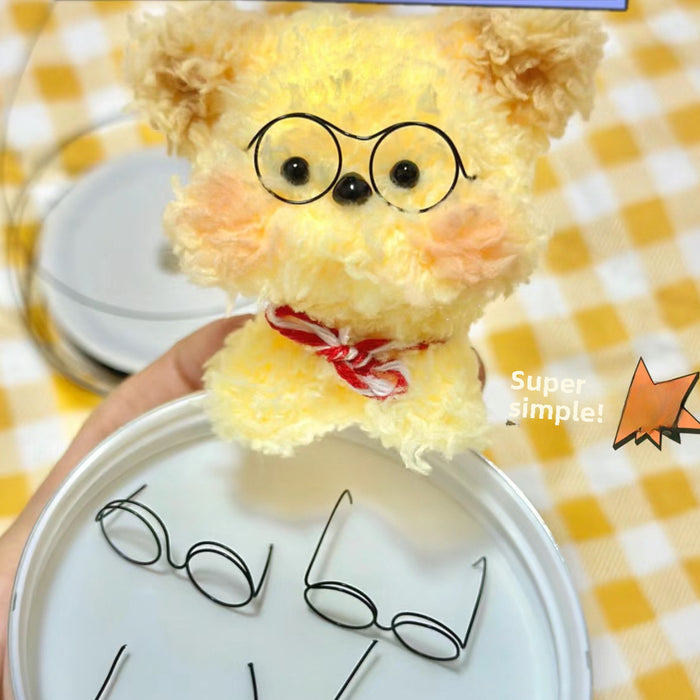 Wholesale Wire black mini glasses small eye frame twist stick