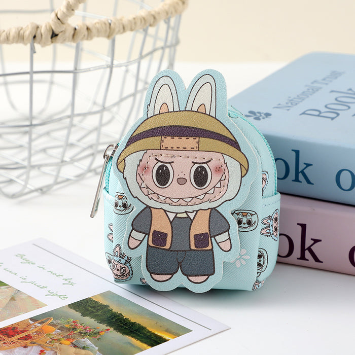 Wholesale New Cute and Fashionable Baby Wallet Keychain Cartoon Doll Keybag Earphone Storage Bag