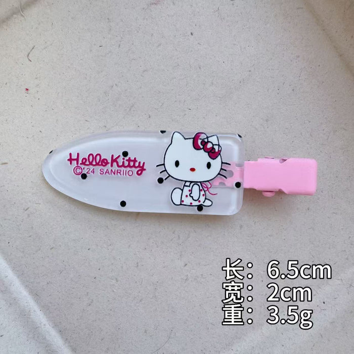 Wholesale Cartoon polka dot hair clip, bangs clip, edge clip, simple and versatile hair accessory