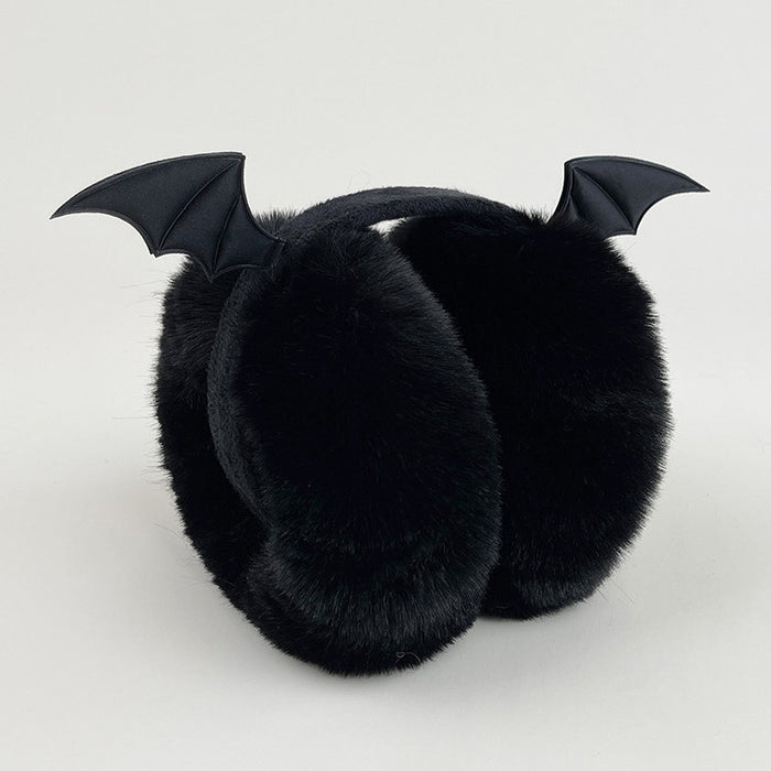 Wholesale Earmuffs Winter Warm Ear Punk Gothic Bat Ear Bag Dark Devil Ear Cover