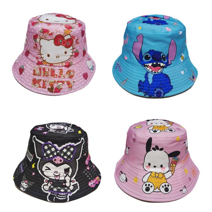 Wholesale Cartoon Children Cotton Bucket Hat JDC-FH-BoD016