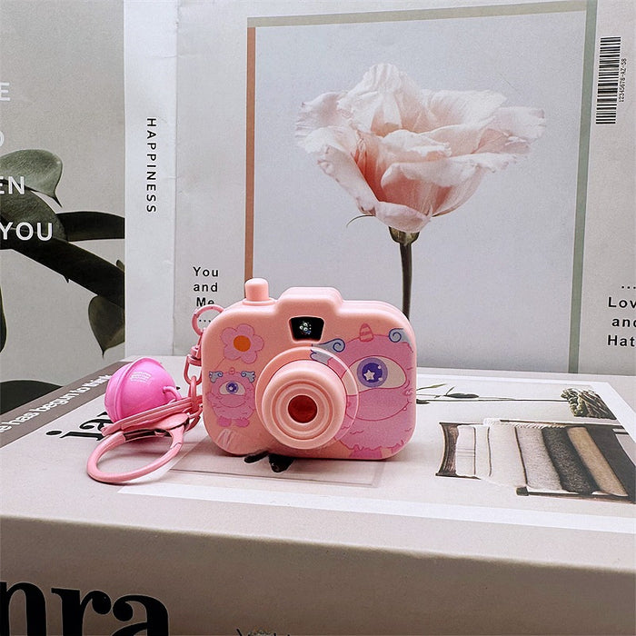 Wholesale Projection camera keychain, children's toy backpack pendant