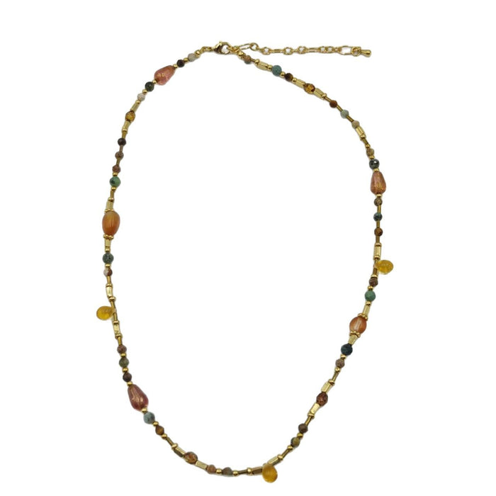 Wholesale Handmade pearl bead design, natural stone necklace for all seasons