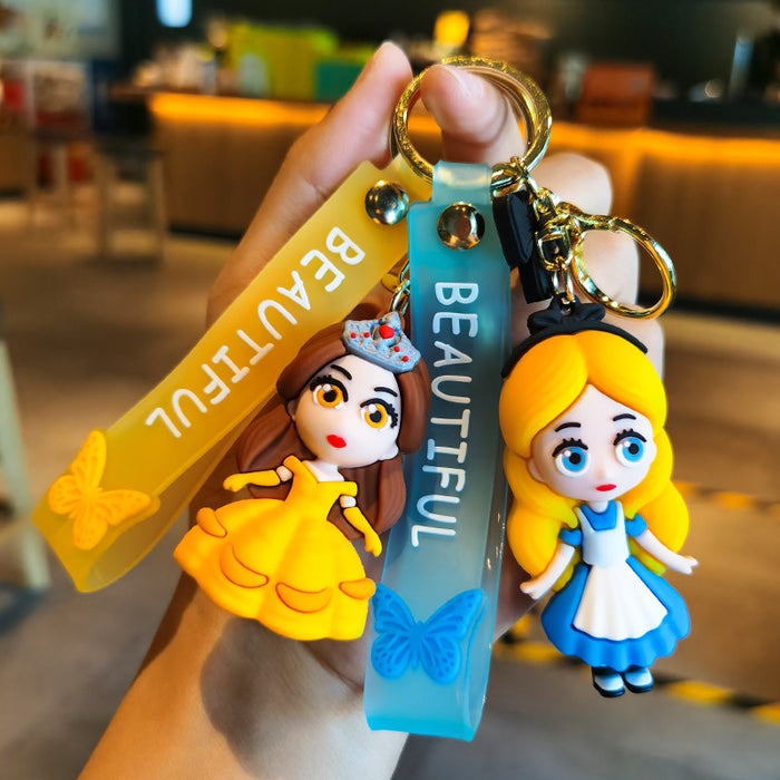 Wholesale Cartoon Doll Silicone Keychain JDC-KC-Tingm211