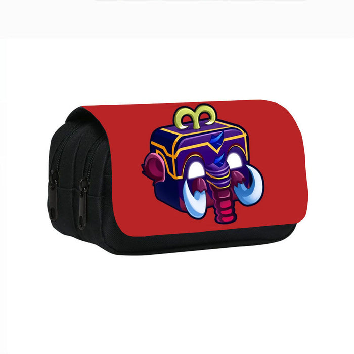 Wholesale printed double-layer pencil case pencil stationery box