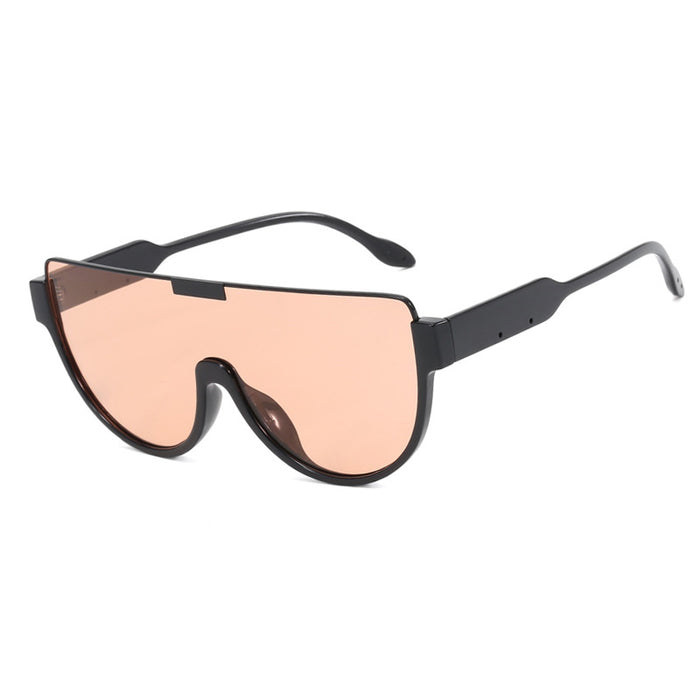 Wholesale Fashionable large frame integrated lens sunglasses, sunglasses trend