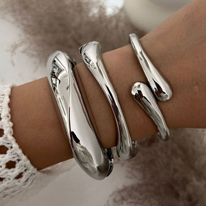 Wholesale Bracelet trend combination bracelet alloy open bracelet
