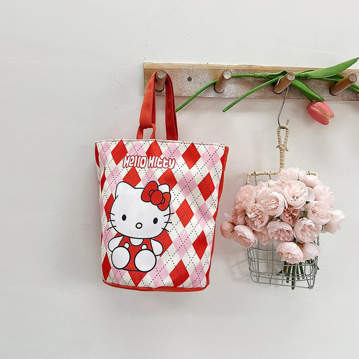 Wholesale Small niche design cartoon canvas bag, new bag, handbag bag