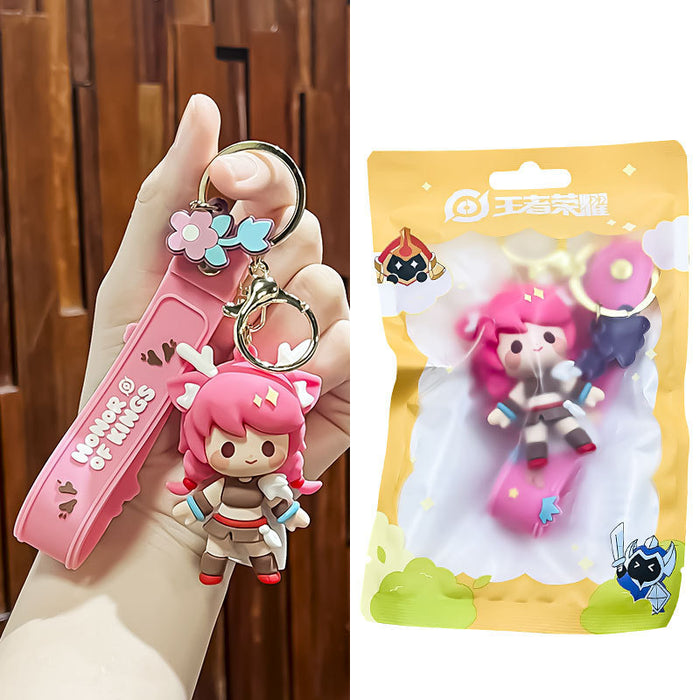 Wholesale Cartoon 3D Doll PVC Keychain JDC-KC-MingT054