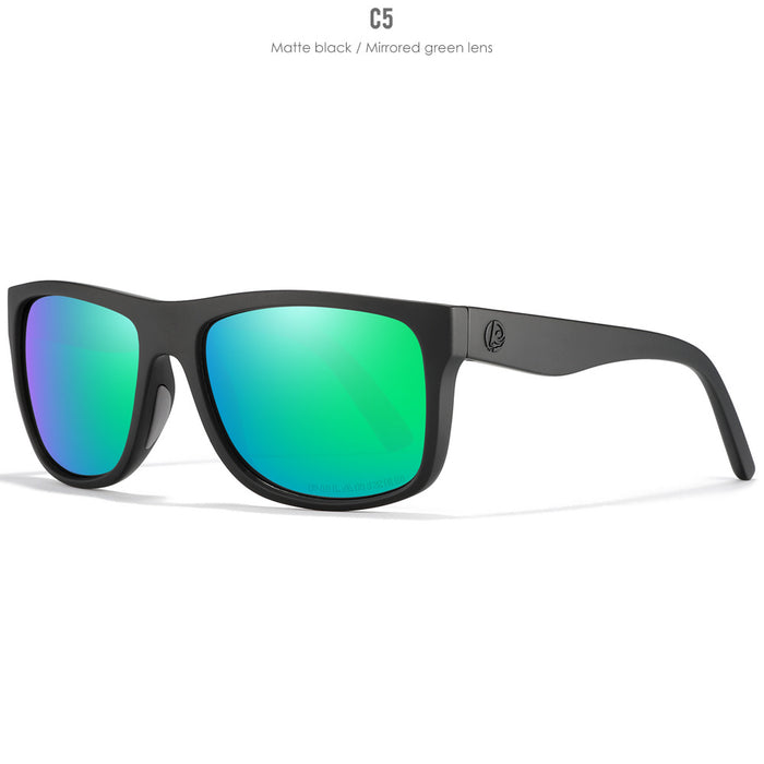 Wholesale PC Square Frame Polarized Colorful Sports Sunglasses JDC-SG-KaiDian001