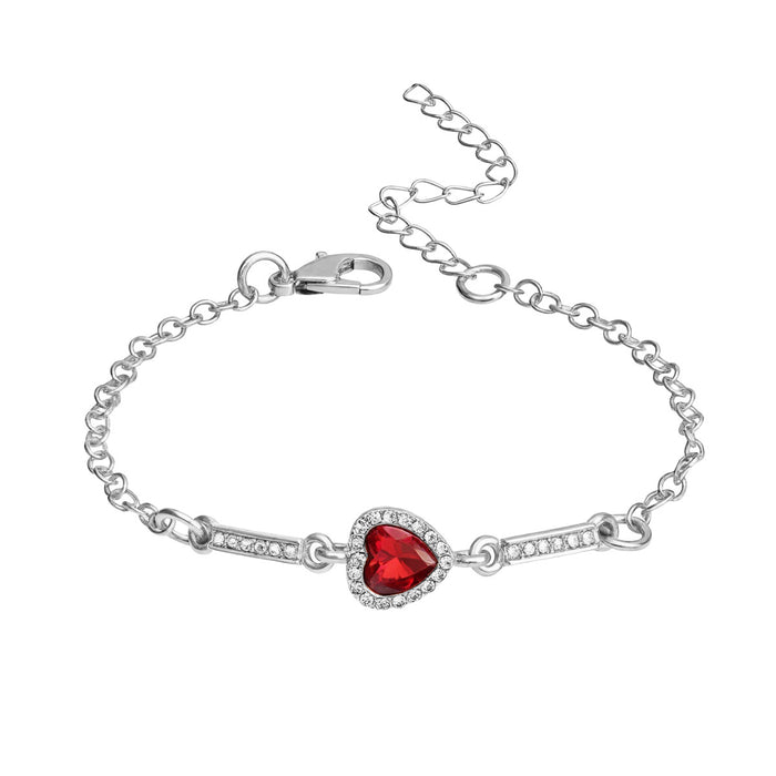 Wholesale Heart-shaped Women's Bracelet Diamond Jewelry Women's Jewelry Bracelet Gift