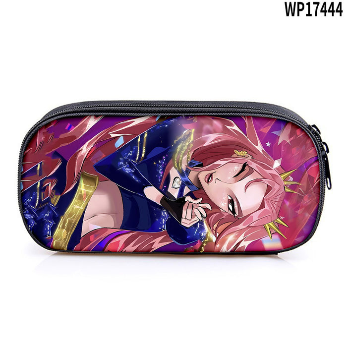 Wholesale K-POP Printed pencil case,  primary and secondary school stationery bag