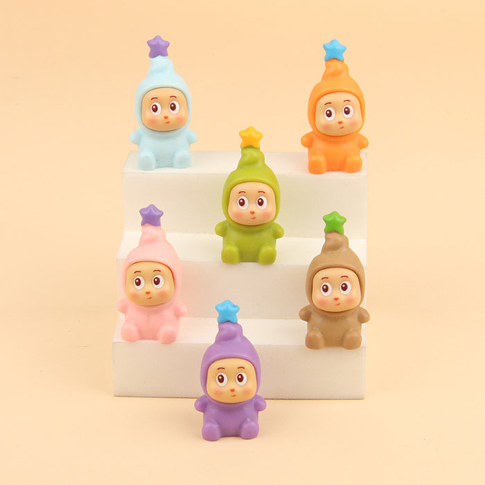 Wholesale Cute Resin Particle Keychain