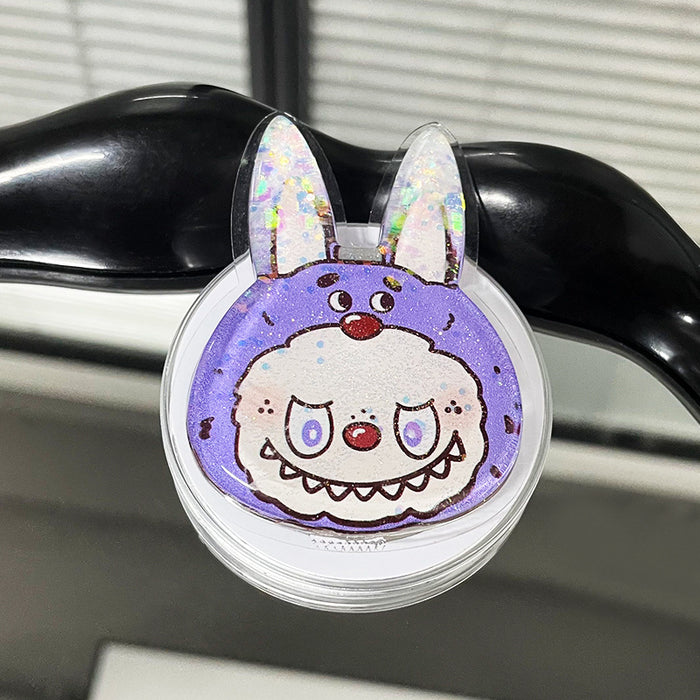 Wholesale Creative Flowing Sand Soft Pack Cartoon Phone Stand