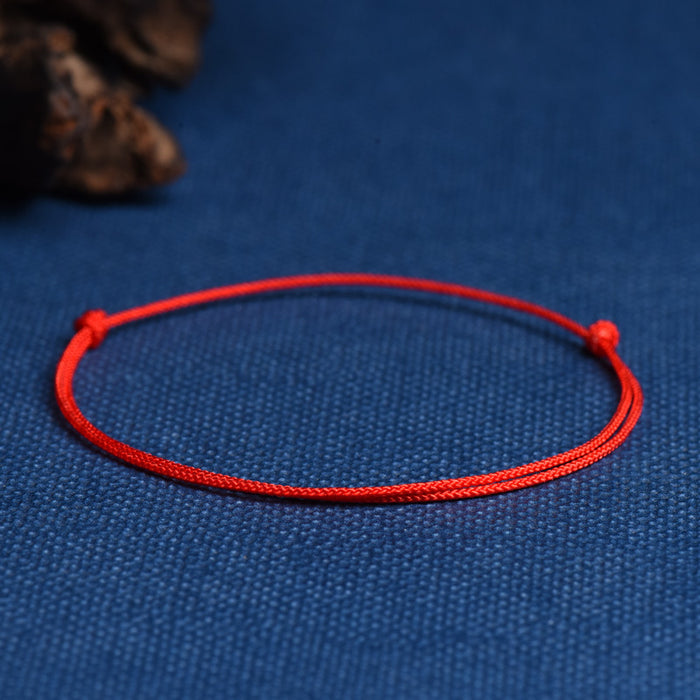 Wholesale Handmade Red Rope Bracelet, Simple Bracelet, Foot Chain, New Hand Rope Set, Versatile