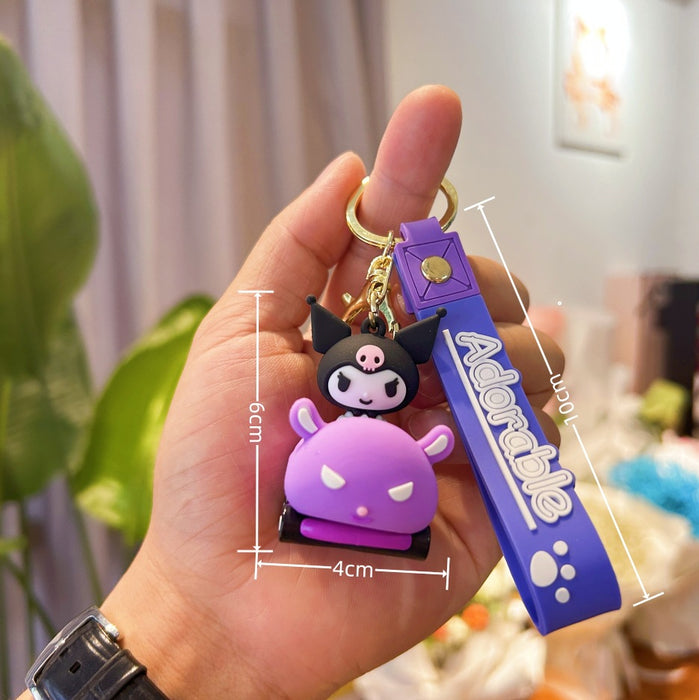 Wholesale PVC Cute Cartoon Doll Keychain JDC-KC-WuYi074