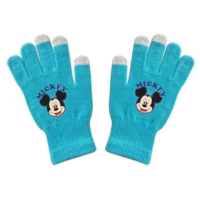 Wholesale Warm and versatile printed knitted gloves