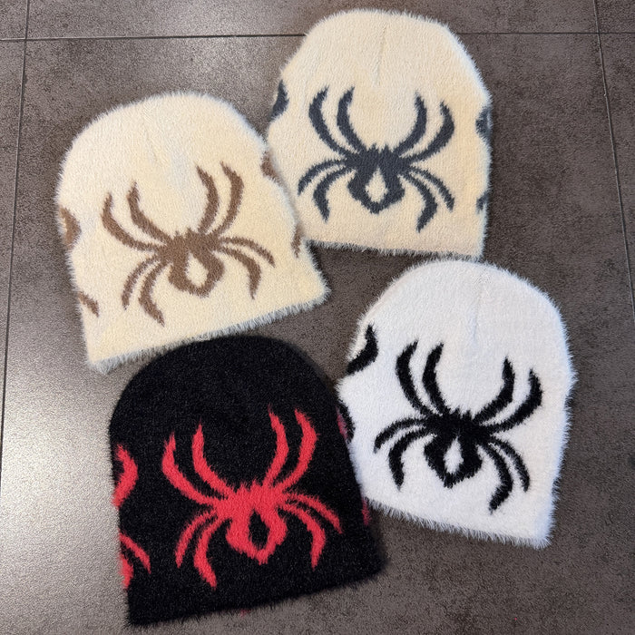 Wholesale  jacquard knitted hat for men and women autumn and winter new fashion imitation mink warm wool hat