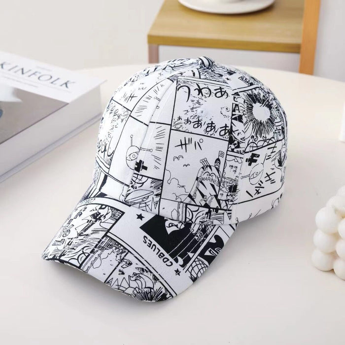 Wholesale Summer Hat Anime Printed Fisherman Hat Men's and Women's Travel Casual Basin Hat Sunscreen Sunshade Hat