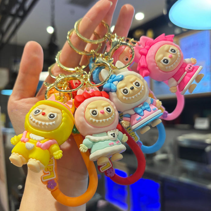 Wholesale Cute little sheep keychain backpack charm