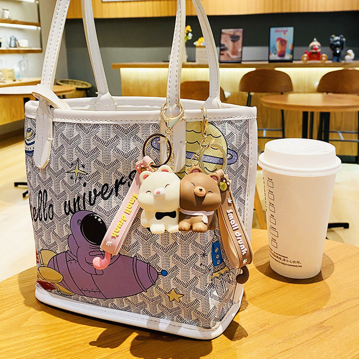 Wholesale Keychain, cute animal, car doll, backpack pendant