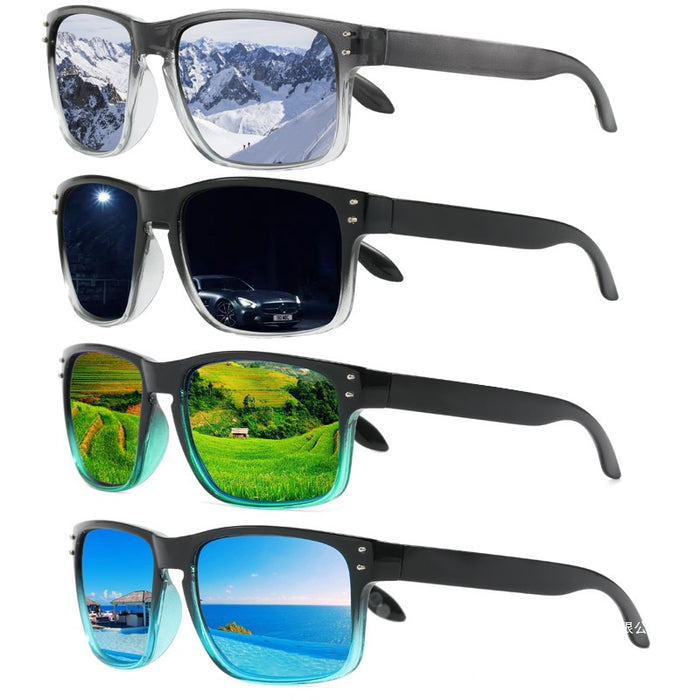 Wholesale Outdoor fishing and cycling glasses, colorful and dazzling polarized sunglasses for men