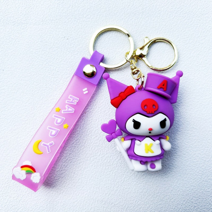 Wholesale PVC Cartoon Doll Keychain JDC-KC-WuYi269