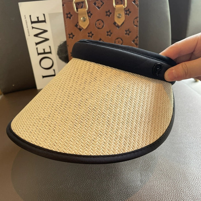 Wholesale Sunscreen Lafite Straw Hat Women's Outdoor Sunshade