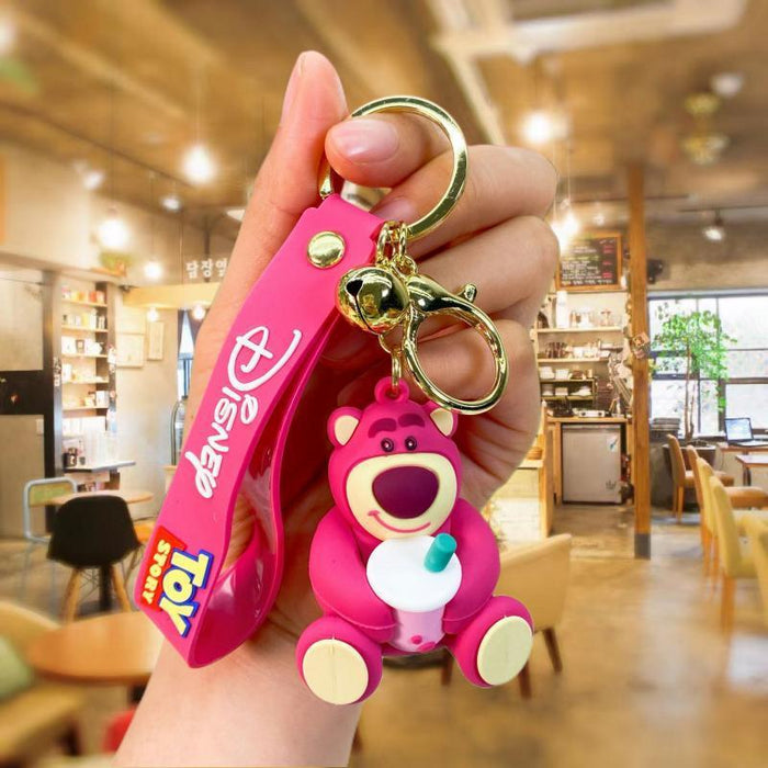 Wholesale Silicone Cartoon Doll Keychain JDC-KC-MingT226