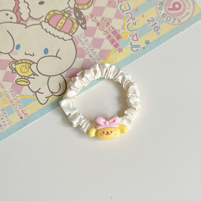 Wholesale Girl Hair Rope Hair Ring Cute Sweet Cartoon Hair Rope Bear Rubber Band Couple Hair Accessories