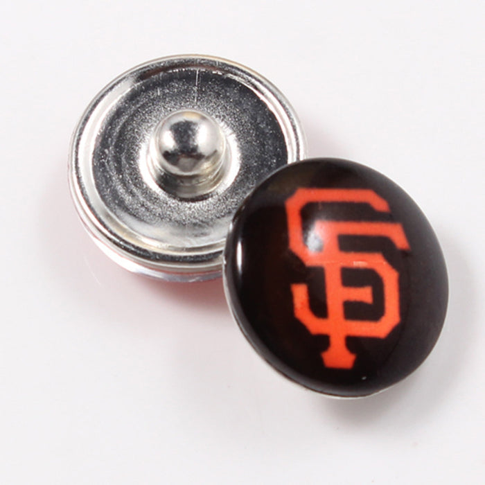 Wholesale 10 pairs/ pack 18mm Ice Hockey Team Button