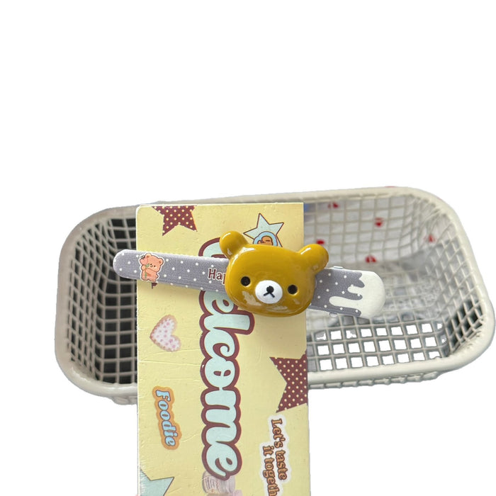 Wholesale Cute Bear Dot Duckbill Hair Clip Trendy Hair Accessory For Everyday And Boutique Resale