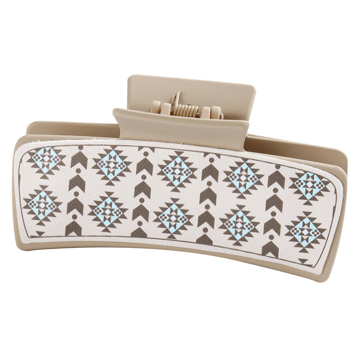 Wholesale ten white square simple all-match Hair Clips